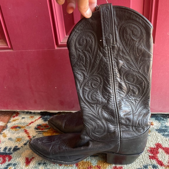 Dan Post Black Boots - Picture 1 of 5